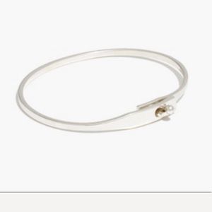 Madewell delicate tiny glider bangle bracelet